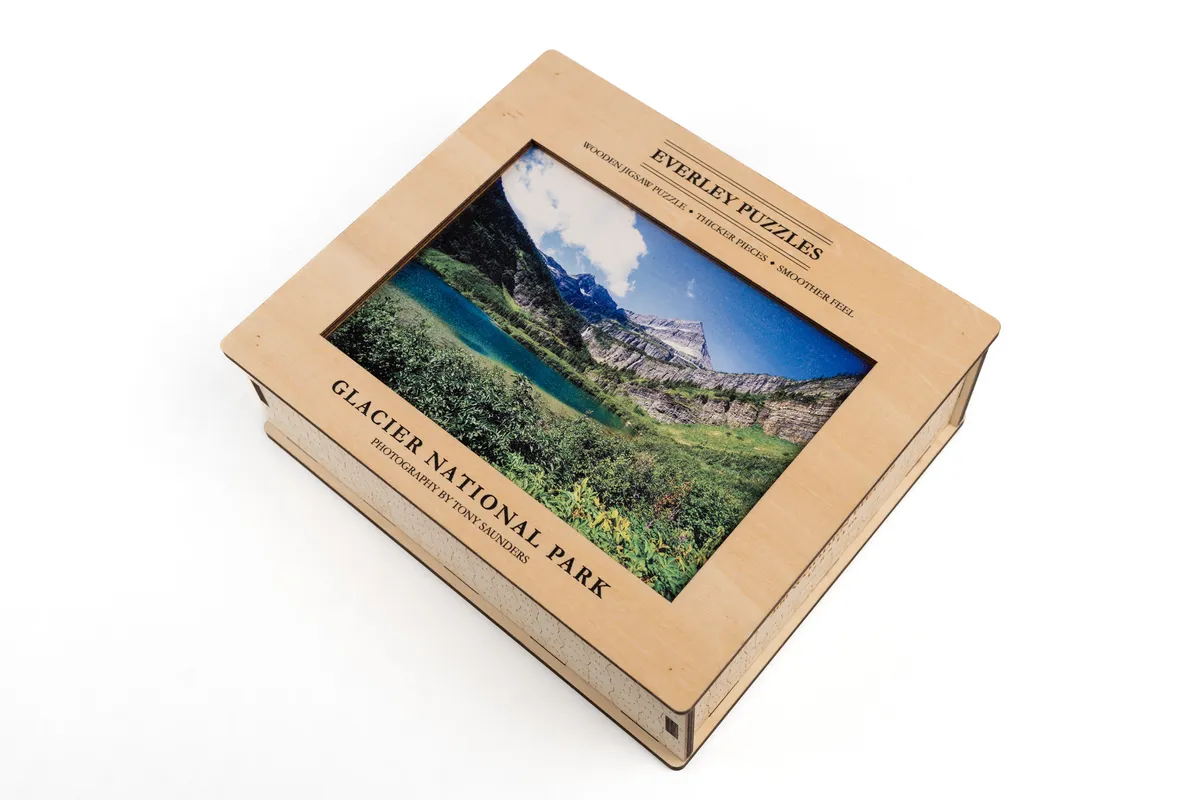Glacier National Park wooden puzzle, photo 1 of 7